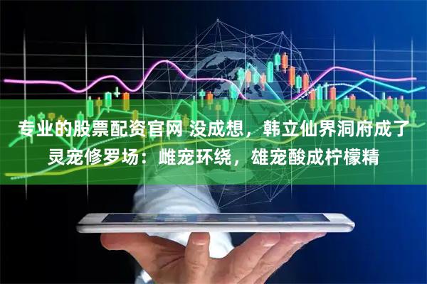 专业的股票配资官网 没成想，韩立仙界洞府成了灵宠修罗场：雌宠环绕，雄宠酸成柠檬精